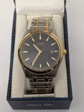 Citizen Eco-Drive Men's Two-Tone Solar Powered Watch  J165-S091241
